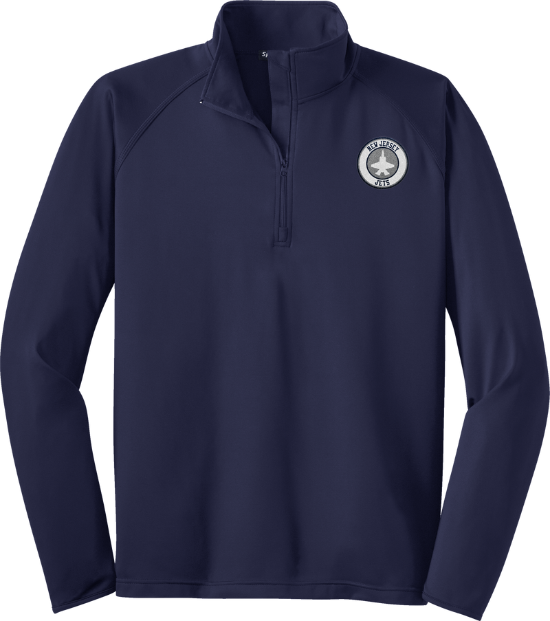 NJ Jets Sport-Wick Stretch 1/4-Zip Pullover