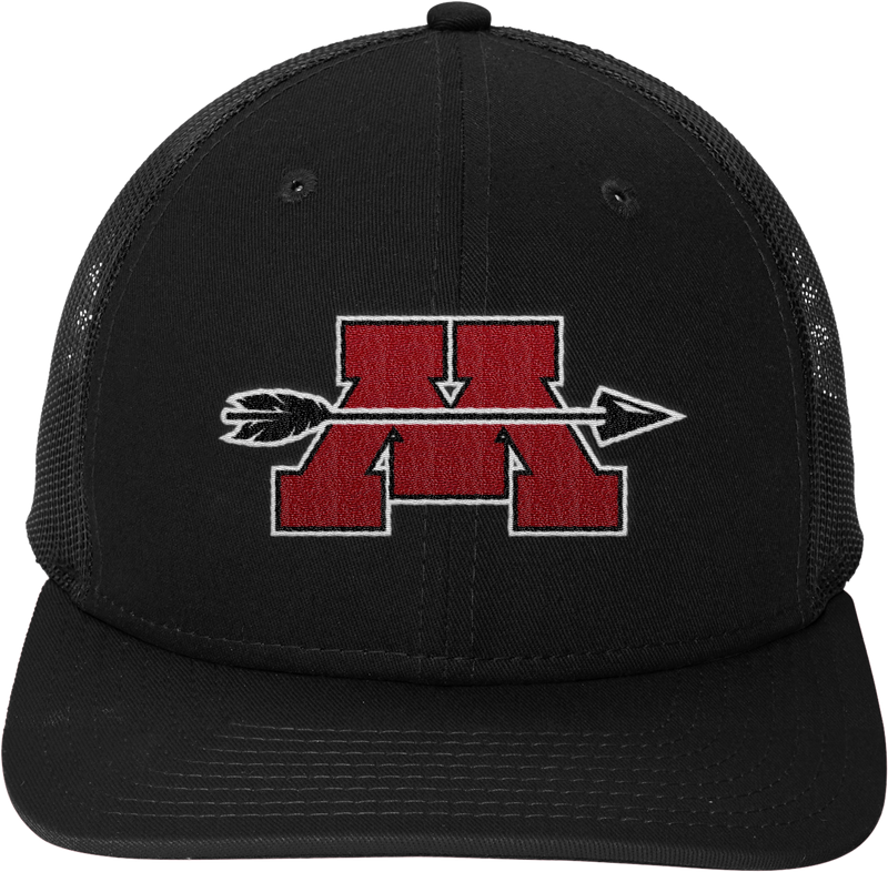 Mercer Arrows New Era Snapback Low Profile Trucker Cap