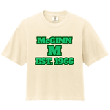 McGinn Elementary 'Varsity Block' Comfort Colors Women’s Heavyweight Boxy Tee