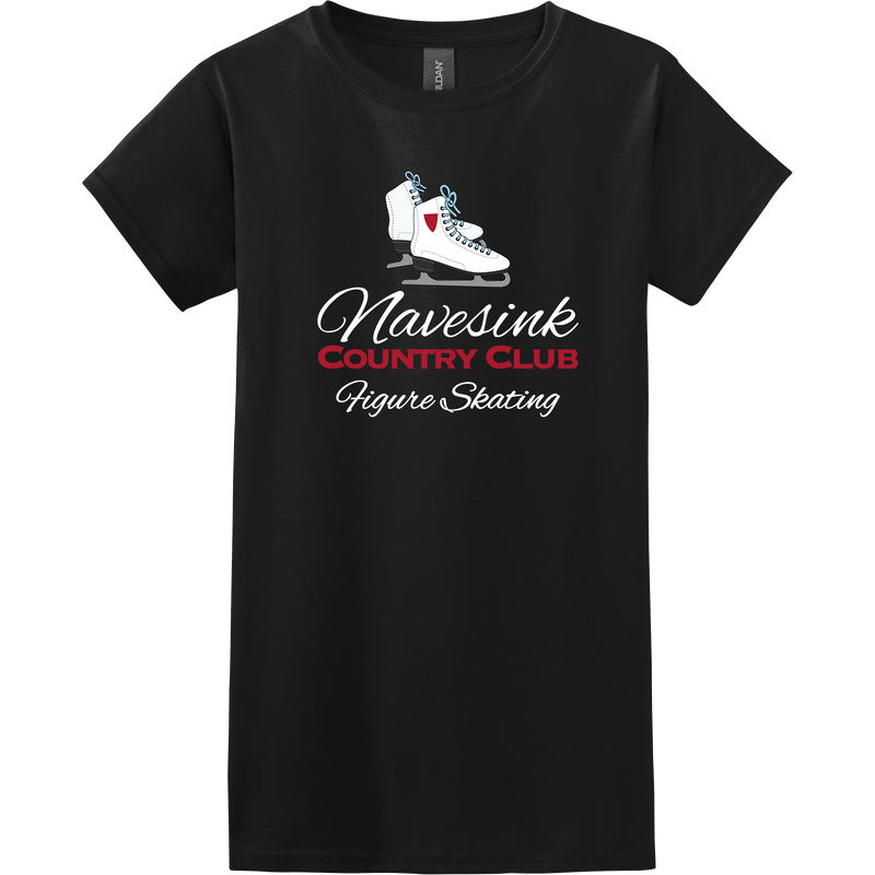 Navesink Figure Skating Softstyle Ladies' T-Shirt