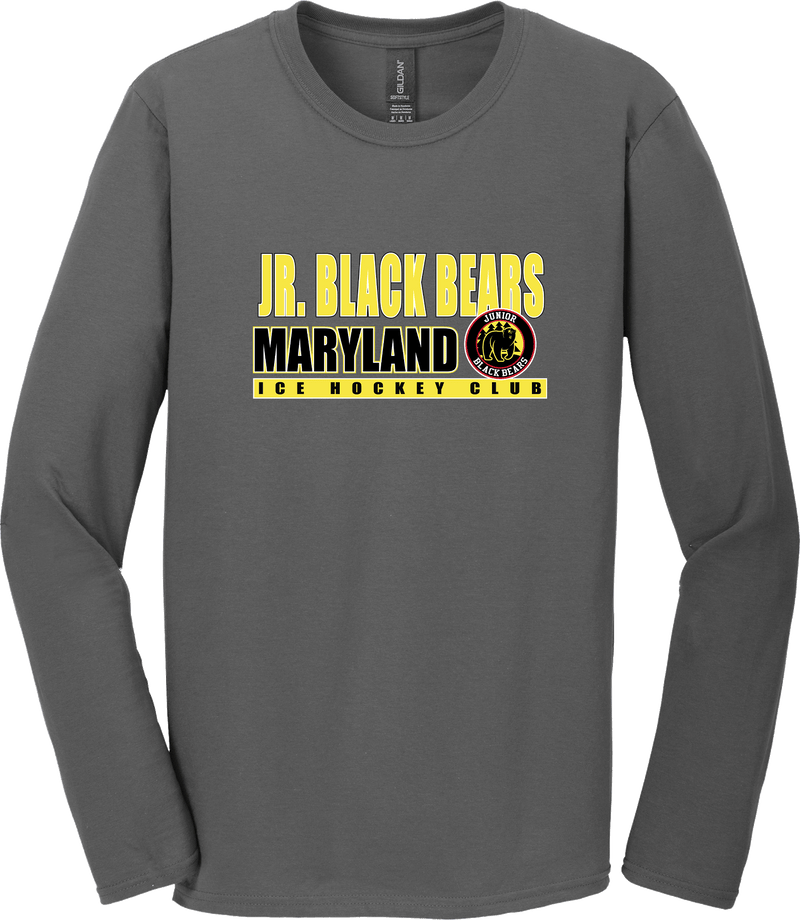 MD Jr. Black Bears Softstyle Long Sleeve T-Shirt