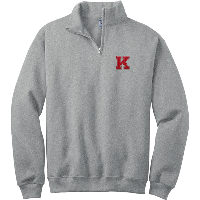 King's College NuBlend 1/4-Zip Cadet Collar Sweatshirt