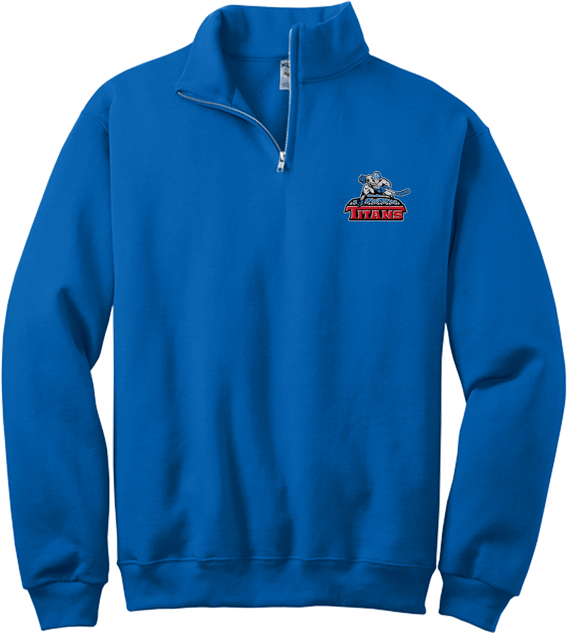 NJ Titans NuBlend 1/4-Zip Cadet Collar Sweatshirt