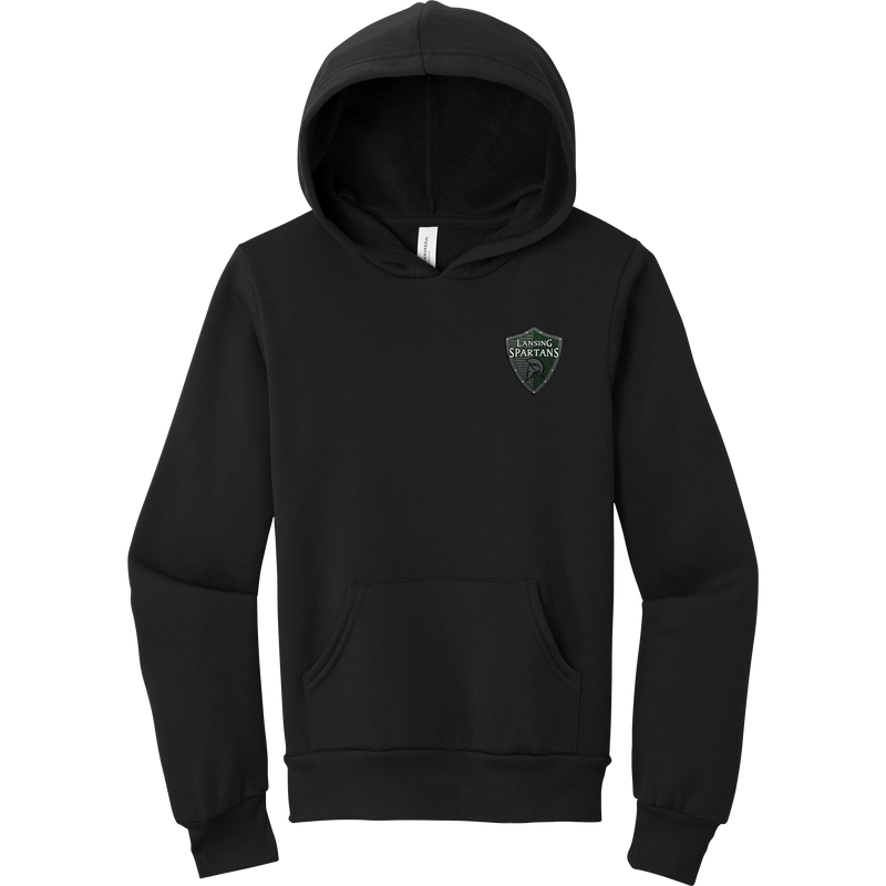 Lansing Spartans Youth Sponge Fleece Pullover Hoodie