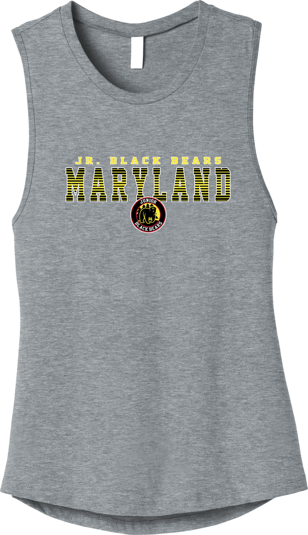 MD Jr. Black Bears Womens Jersey Muscle Tank