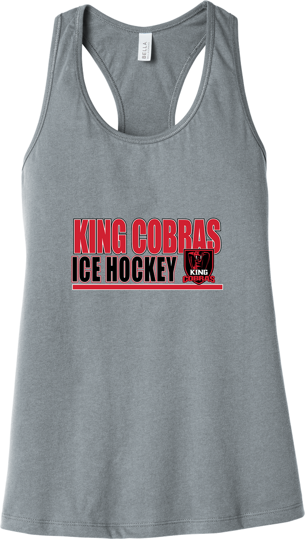 King Cobras Womens Jersey Racerback Tank