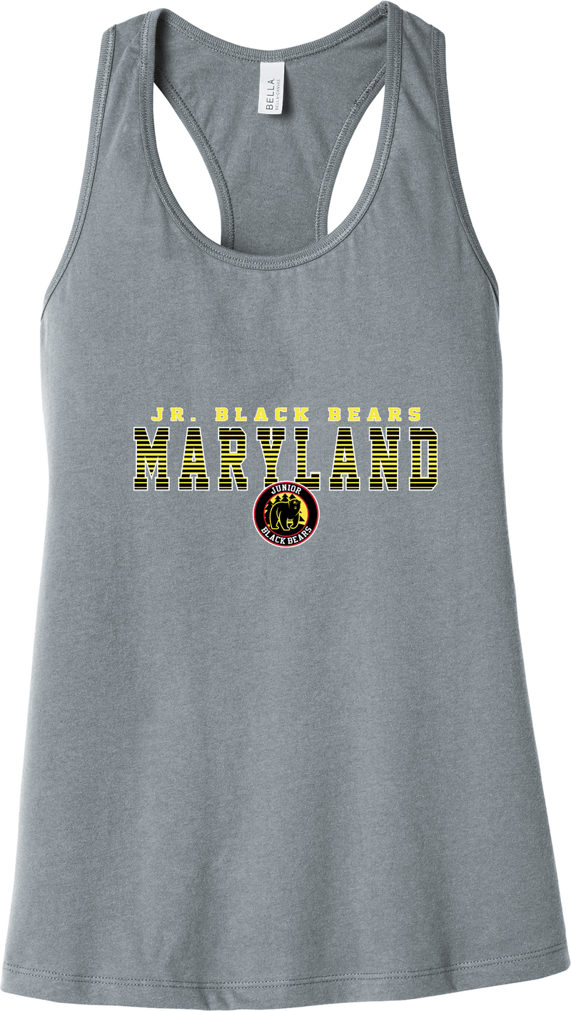 MD Jr. Black Bears Womens Jersey Racerback Tank