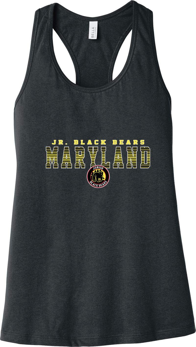 MD Jr. Black Bears Womens Jersey Racerback Tank