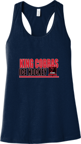 King Cobras Womens Jersey Racerback Tank