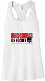 King Cobras Womens Jersey Racerback Tank