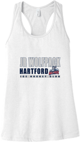 Hartford Jr. Wolfpack Womens Jersey Racerback Tank