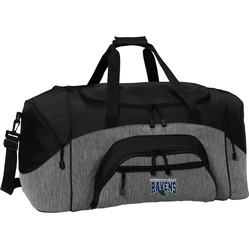 Kensington Valley Ravens Standard Colorblock Sport Duffel