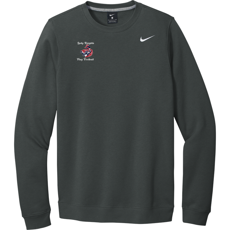 Kennedy Lady Knights Nike Club Fleece Crew