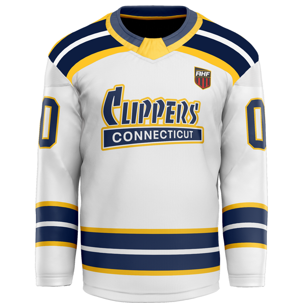 CT Clippers Goalie Jersey - White