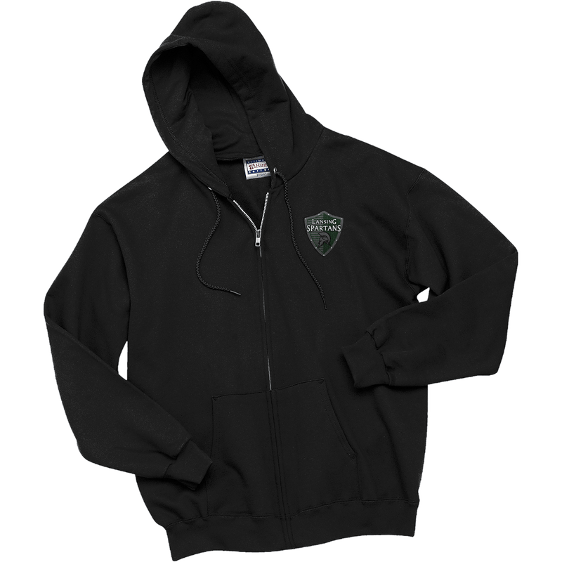 Lansing Spartans Ultimate Cotton - Full-Zip Hooded Sweatshirt