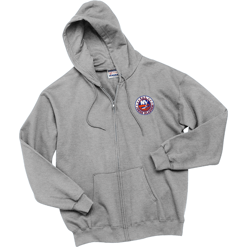 PAL Jr. Islanders Ultimate Cotton - Full-Zip Hooded Sweatshirt