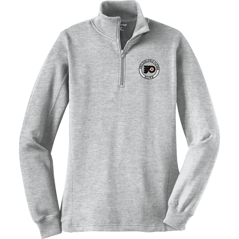 Philadelphia Flyers Elite Ladies 1/4-Zip Sweatshirt