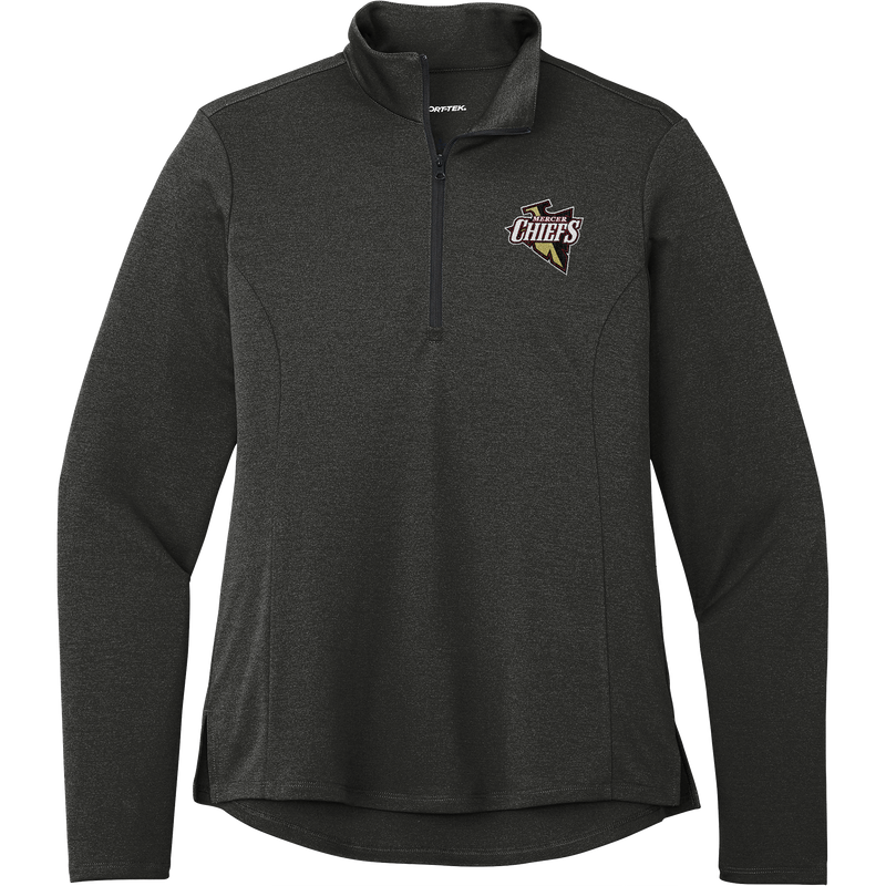 Mercer Chiefs Ladies Endeavor 1/2-Zip Pullover