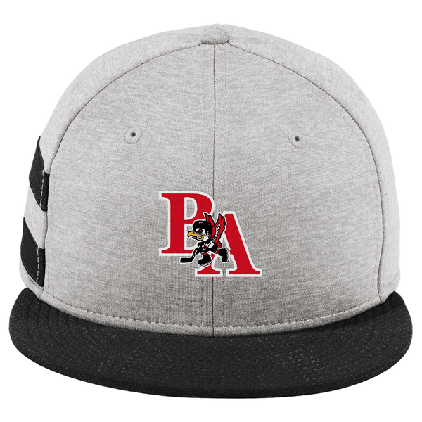 Benet Hockey New Era Shadow Heather Striped Flat Bill Snapback Cap