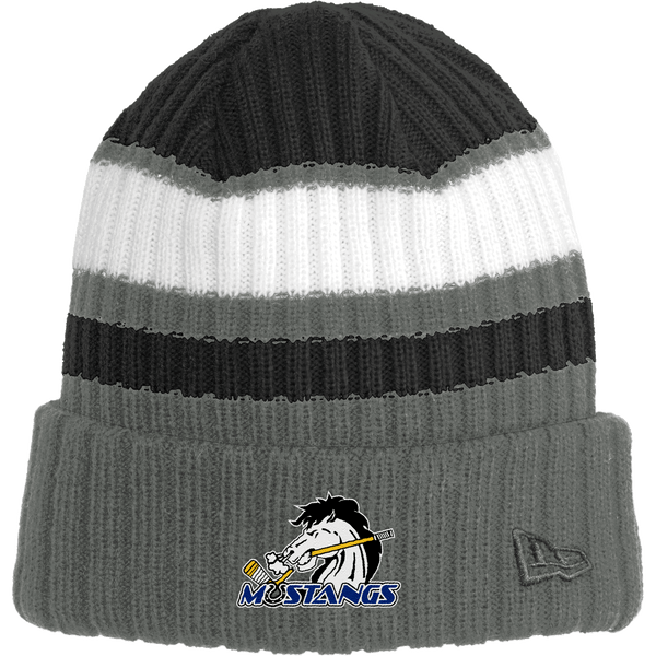 Mid-State Mustangs New Era Ribbed Tailgate Beanie