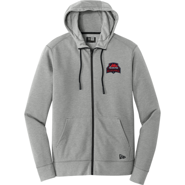 Philadelphia Resistance New Era Tri-Blend Fleece Full-Zip Hoodie