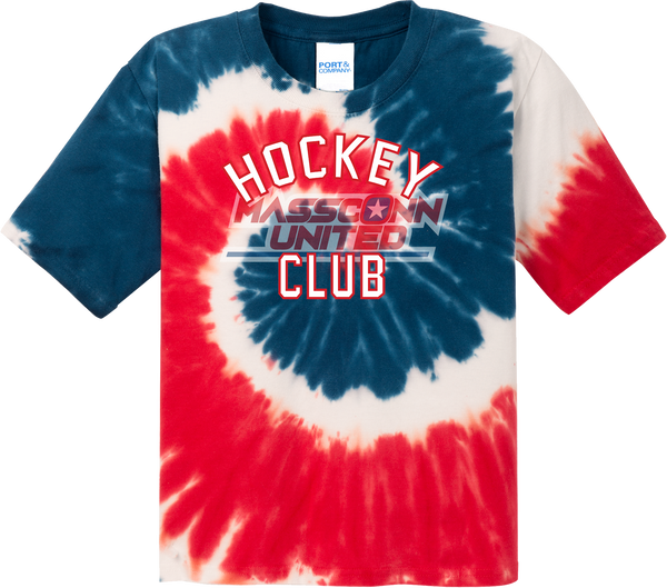 Mass Conn United Youth Tie-Dye Tee