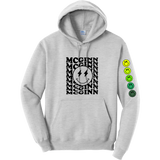 McGinn "Smiley Sleeve" Core Fleece Pullover Hooded Sweatshirt