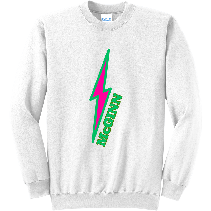 McGinn "Lightning Bolt" Core Fleece Crewneck Sweatshirt