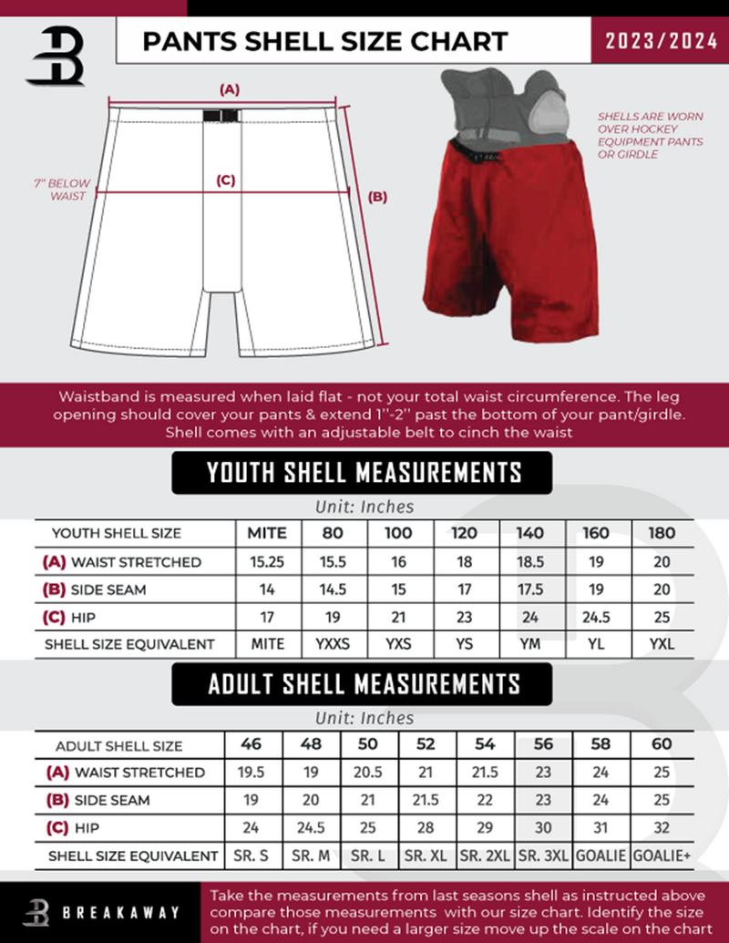 Phantoms Selects Youth Hybrid Pants Shell