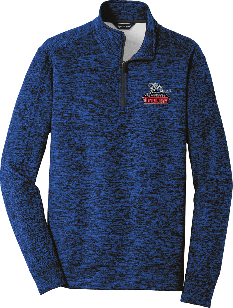 NJ Titans PosiCharge Electric Heather Fleece 1/4-Zip Pullover