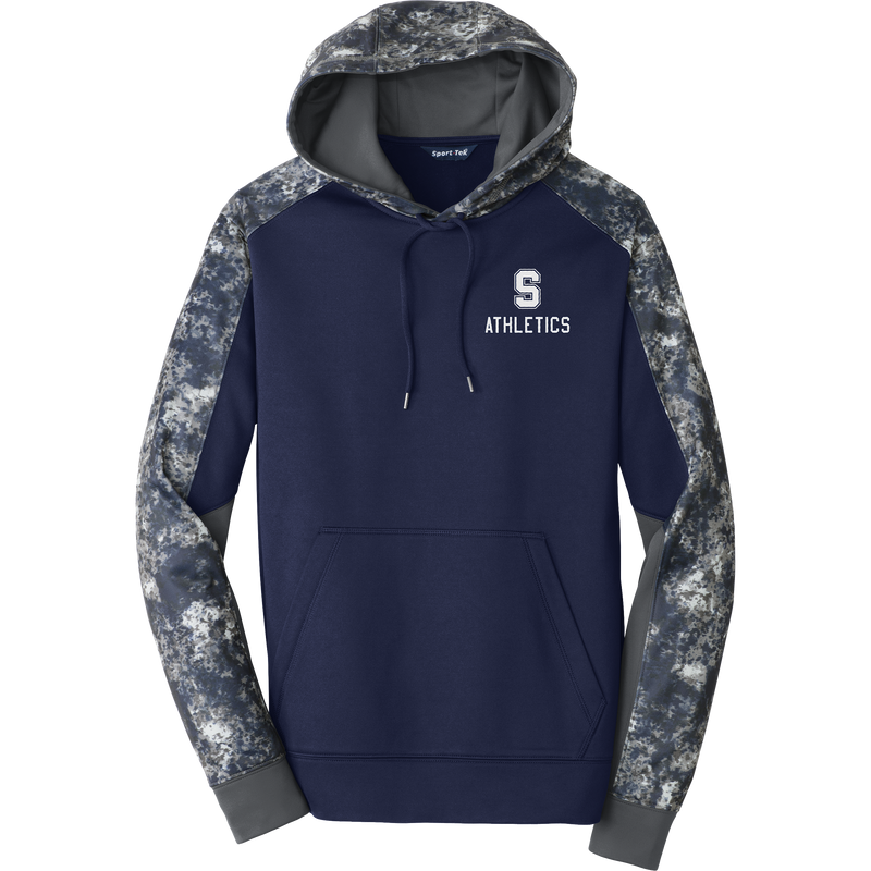 Midd South Athletics Sport-Wick Mineral Freeze Fleece Colorblock Hooded Pullover