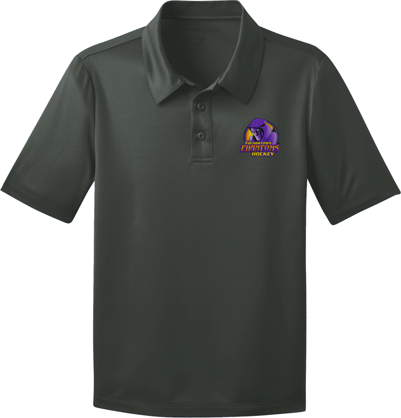 Youngstown Phantoms Youth Silk Touch Performance Polo