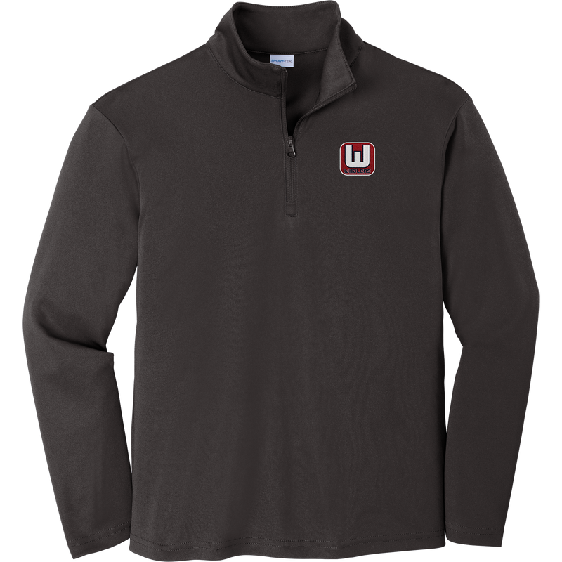 CT Whalers Tier 1 Youth PosiCharge Competitor 1/4-Zip Pullover