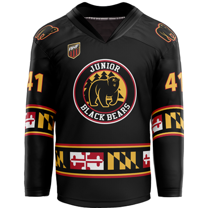 MD Jr Black Bears Adult Goalie Sublimated Jersey